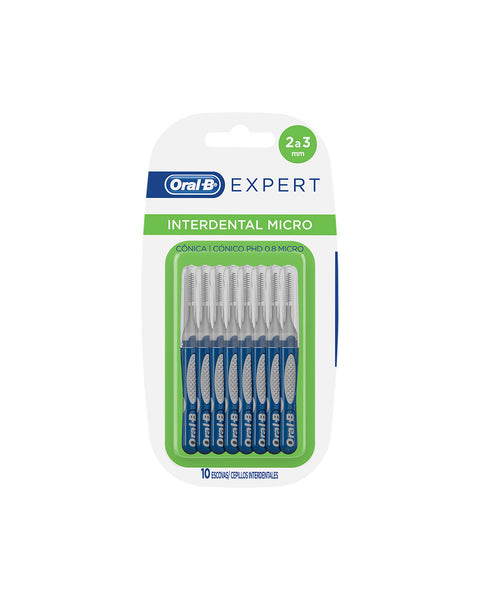 Cepillos interndentales oralb expert micro 0.8mm 10 unidades#color_sin-color