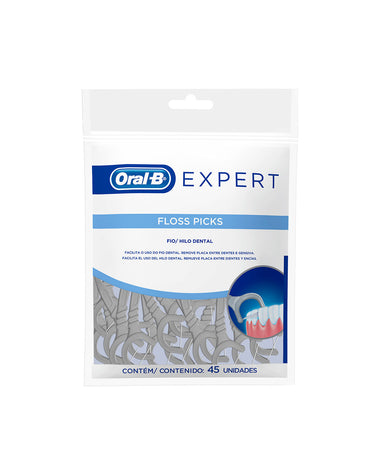 Hilo dental oralb expert floss picks 45 unidades#color_sin-color