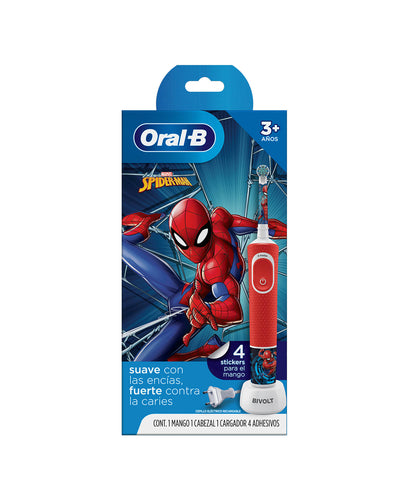Cepillo eléctrico oral-b vitality marvel spider-man recargable con repuesto#color_sin-color