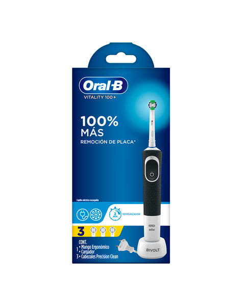 Cepillo eléctrico oral-b vitality recargable con 3 repuestos#color_sin-color