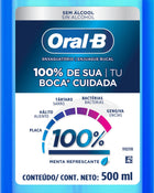 Enjuague bucal oral-b 100%. 500 ml.