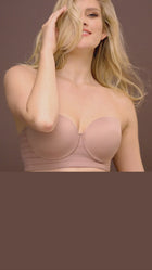 Sostén tipo bustier support strapless